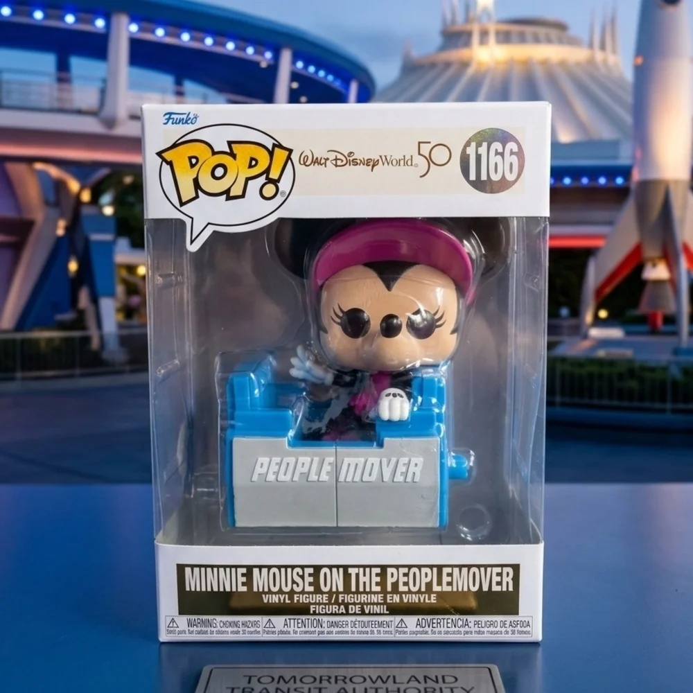 Disney World 50th Funko Pop! Minnie Mouse on the PeopleMover #1166 (NIB)